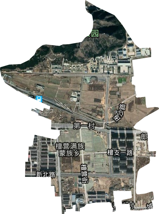 檀营地区办事处卫星图