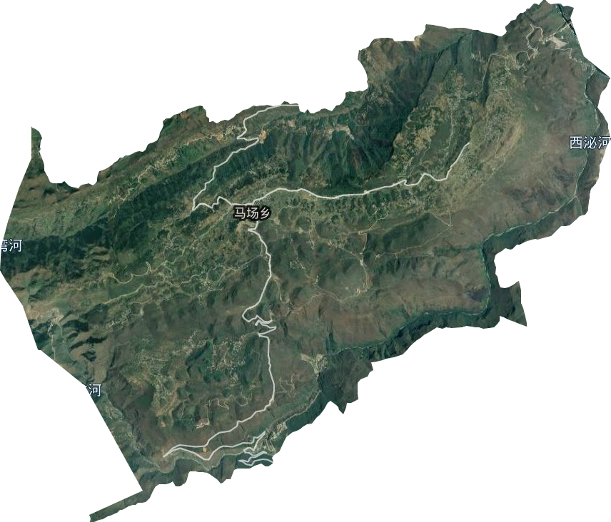 马场乡卫星图
