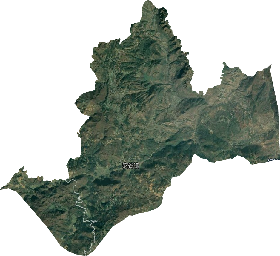 安谷乡卫星图