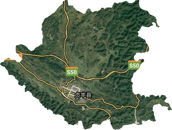 珉谷街道卫星图