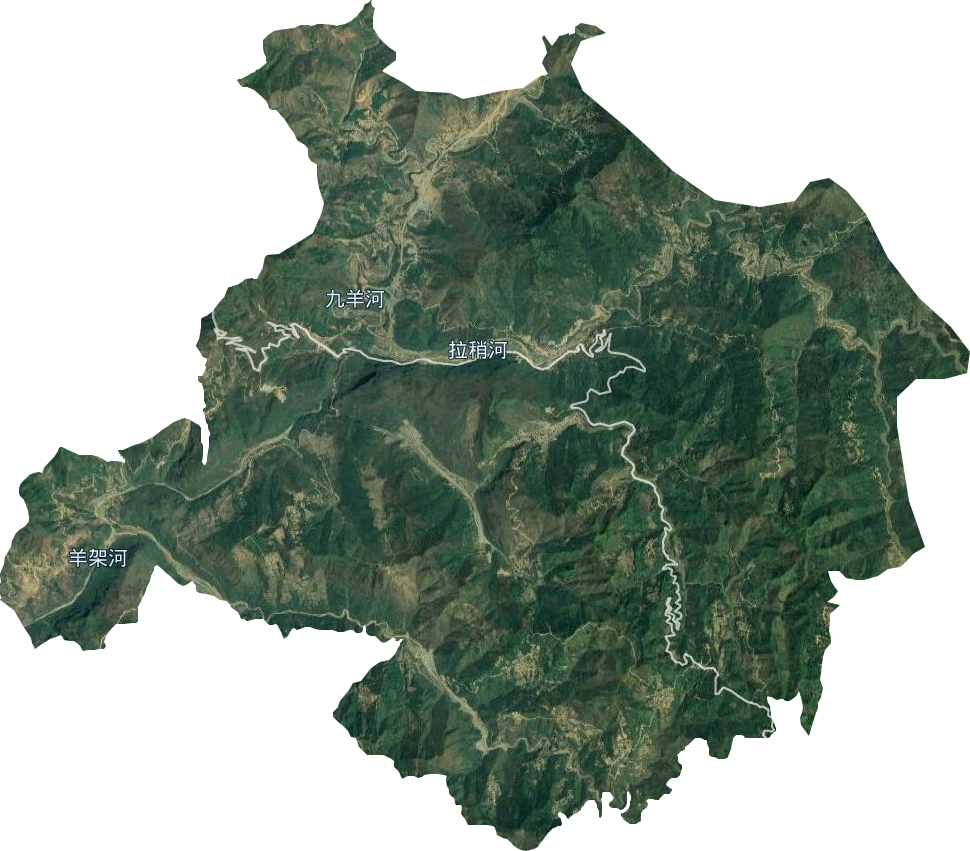 坎边乡卫星图