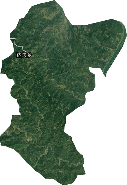 达央乡卫星图