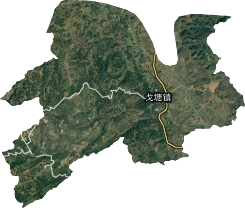 戈塘镇卫星图