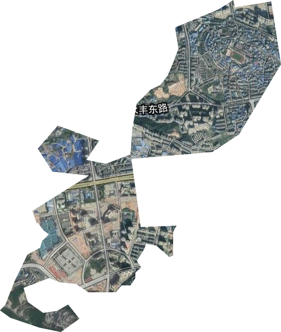 城西街道卫星图