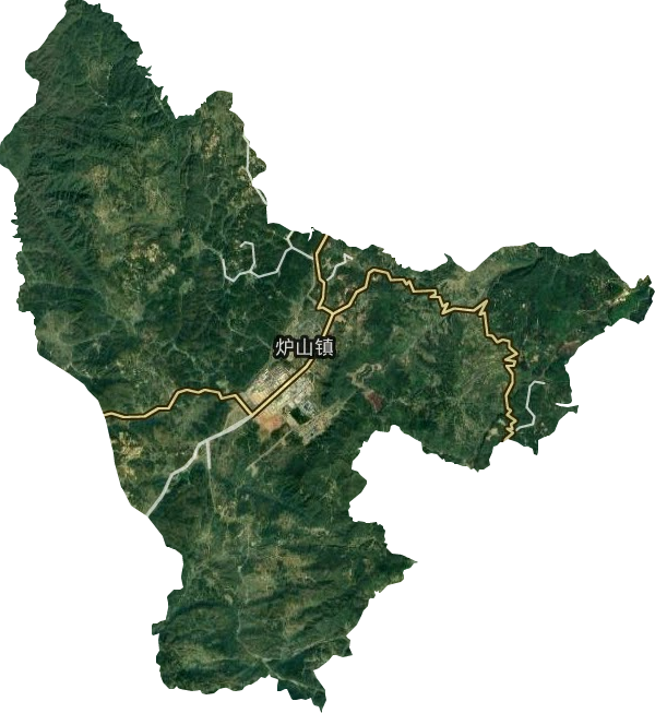 炉山镇卫星图