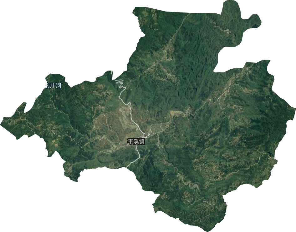 平溪镇卫星图
