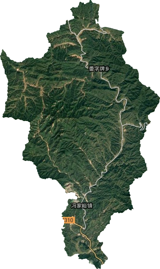 冯家峪镇卫星图