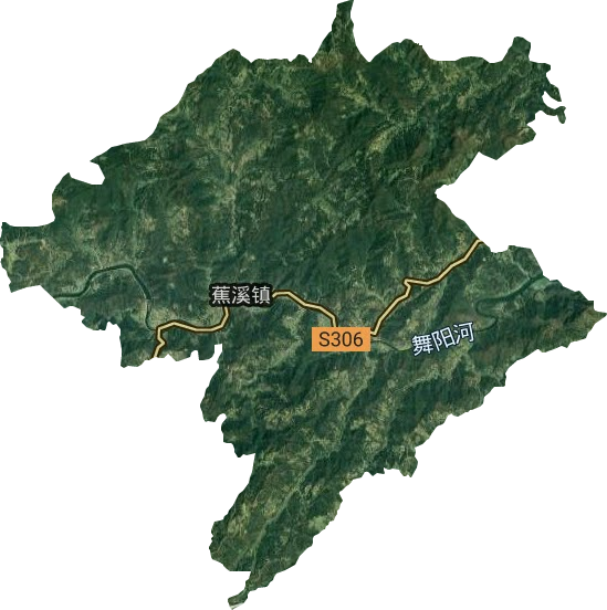 蕉溪镇卫星图