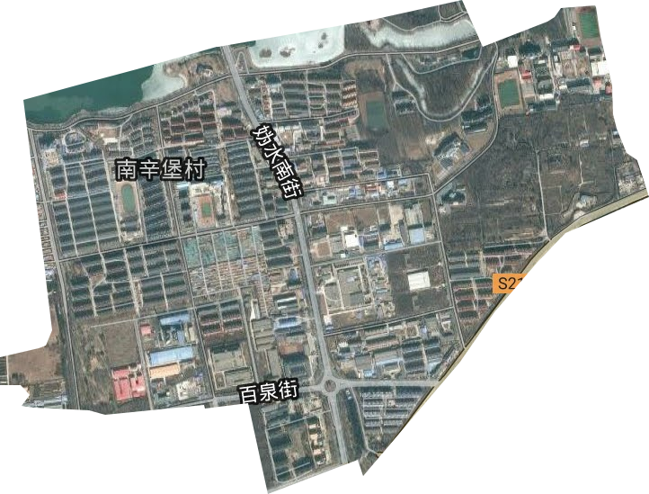 百泉街道卫星图