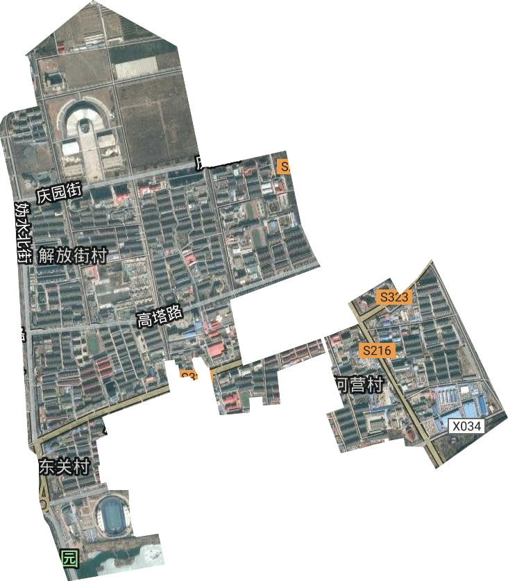 香水园街道卫星图