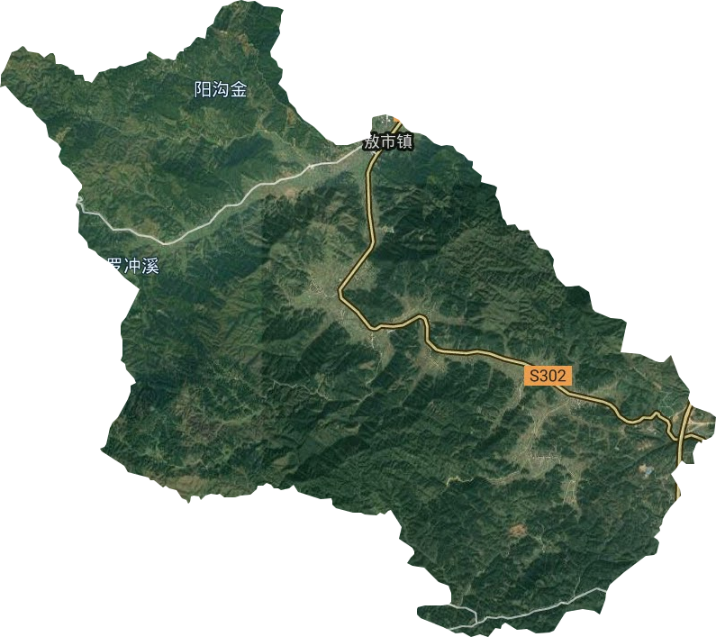 敖市镇卫星图