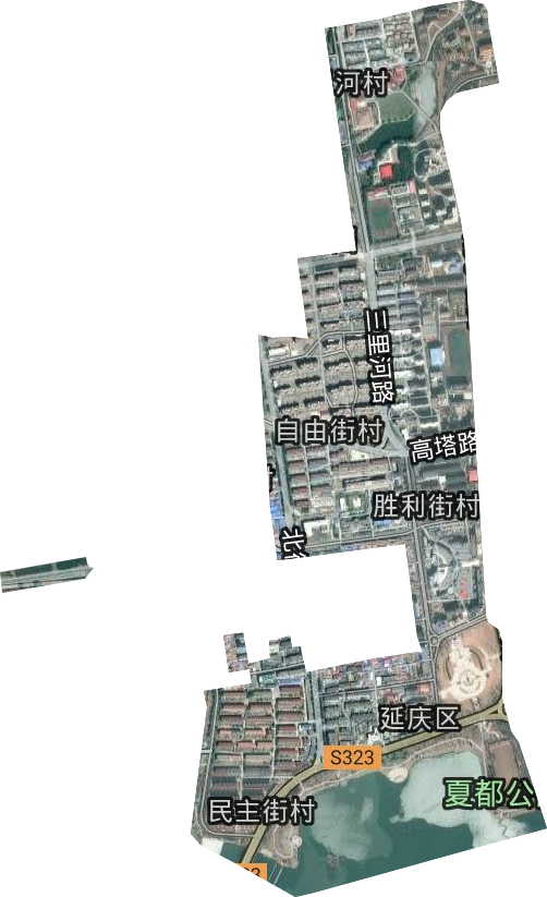 儒林街道卫星图