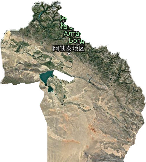 阿勒泰地区卫星图