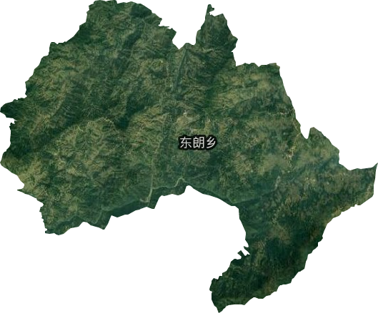 东朗乡卫星图