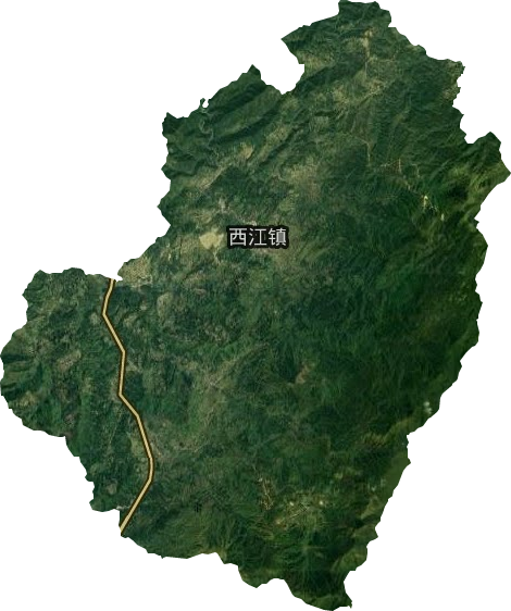 西江镇卫星图