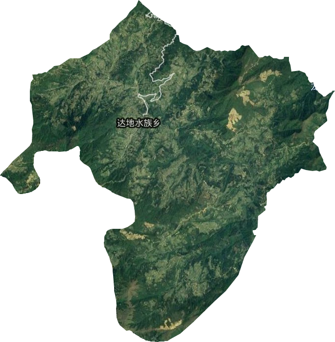 达地水族乡卫星图