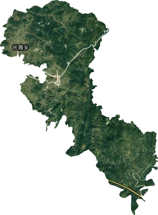 扬武镇卫星图