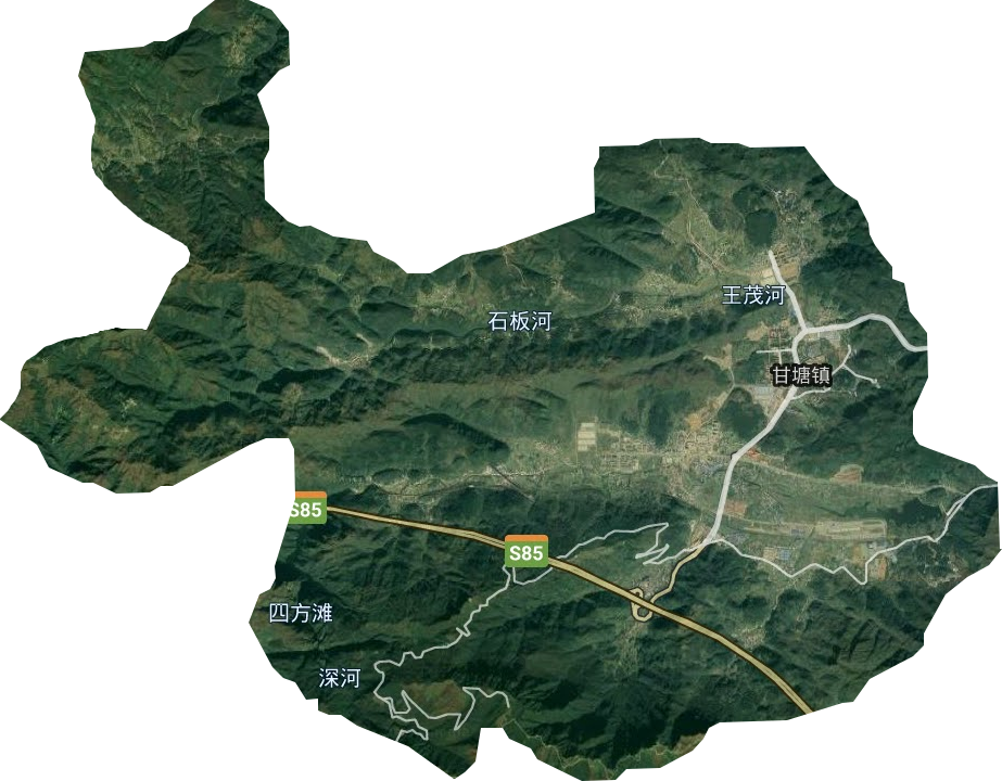 甘塘镇卫星图