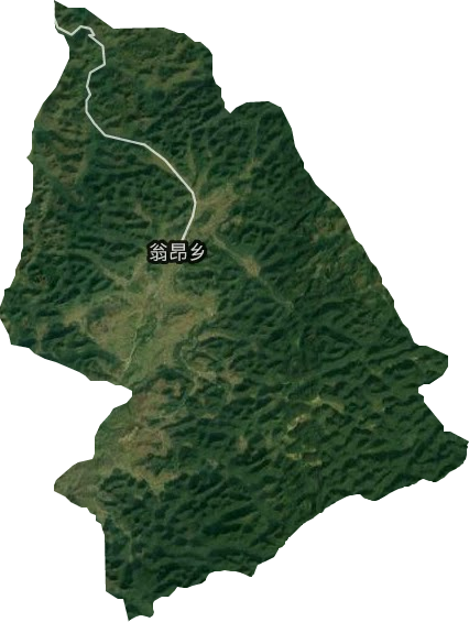 翁昂乡卫星图