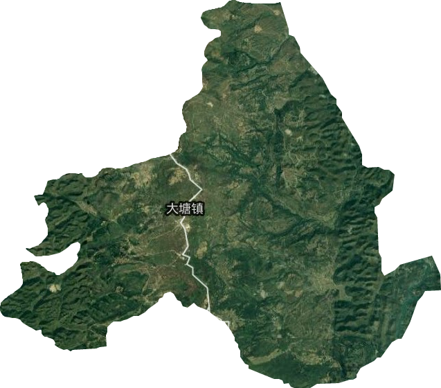 大塘镇卫星图