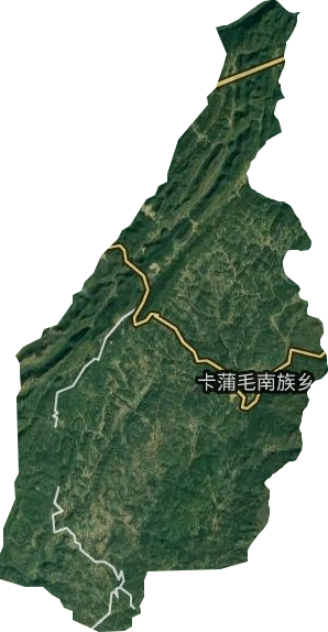 卡蒲毛南族乡卫星图