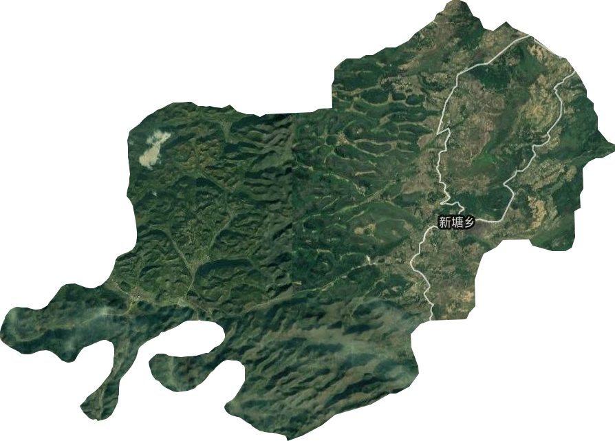 新塘乡卫星图