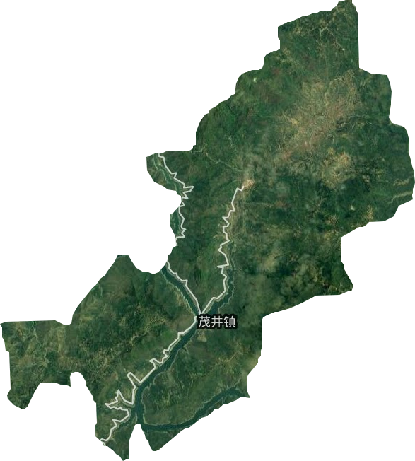 茂井镇卫星图