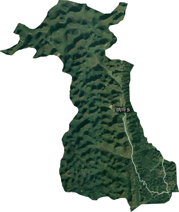 纳坪乡卫星图