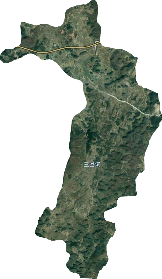 马路乡卫星图