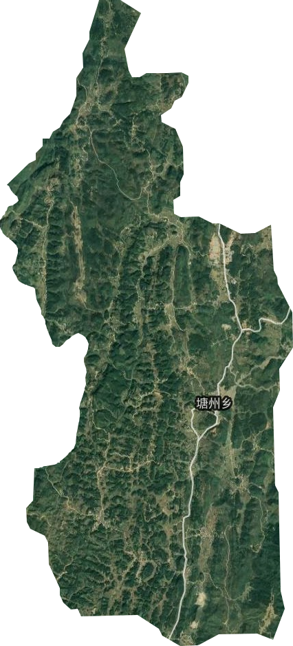 塘州乡卫星图