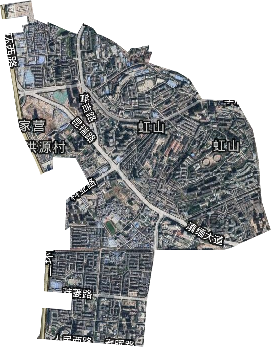 丰宁街道卫星图