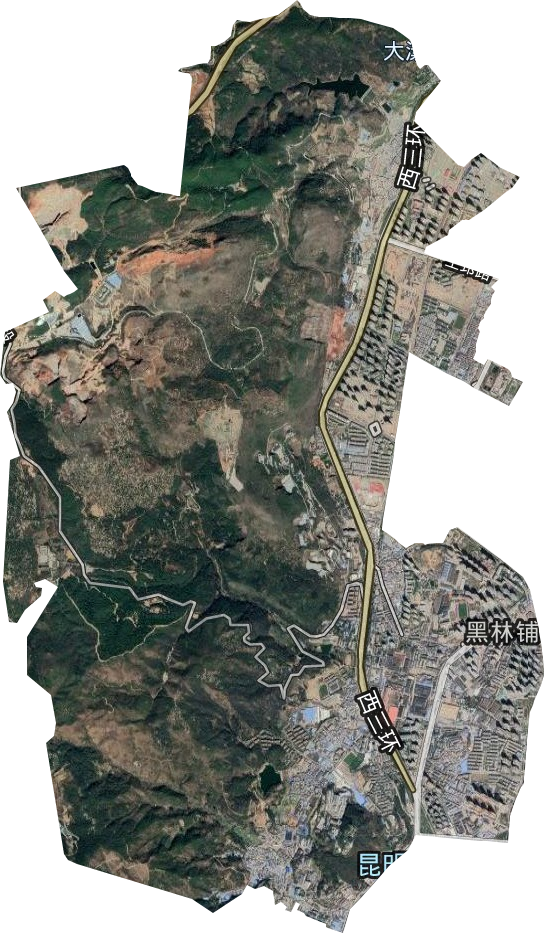 黑林铺街道卫星图