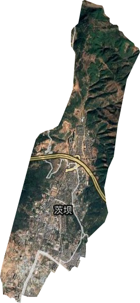 茨坝街道卫星图