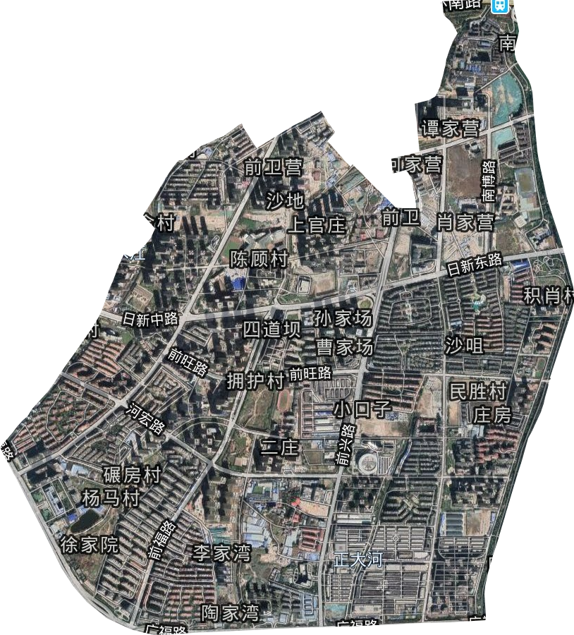 前卫街道卫星图