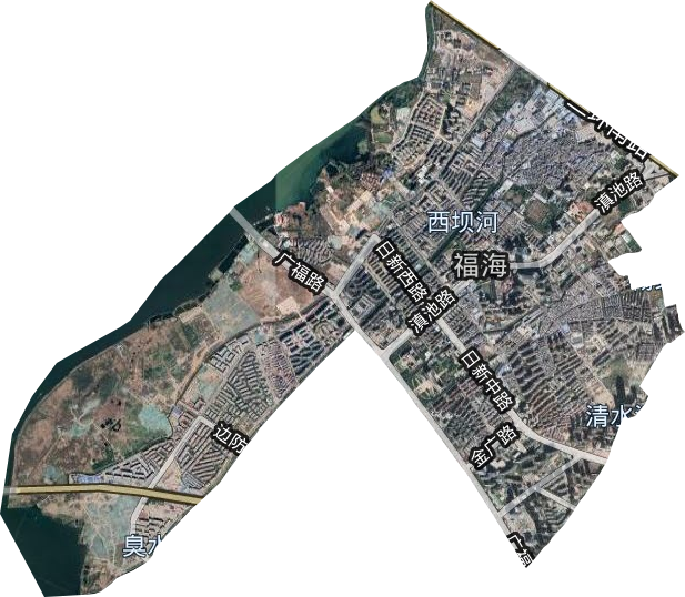 福海街道卫星图