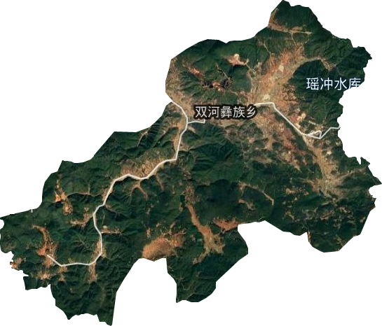 双河彝族乡卫星图