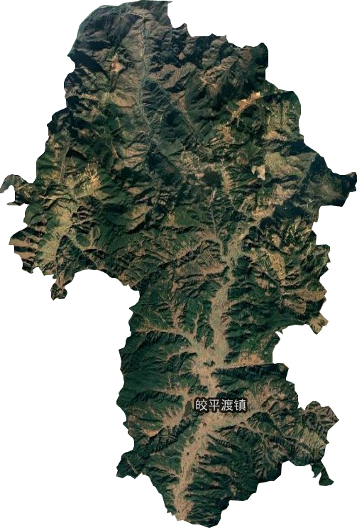 皎平渡镇卫星图
