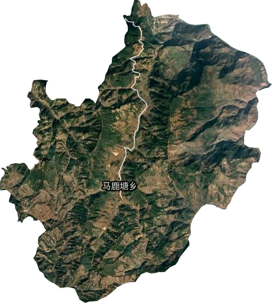 马鹿塘乡卫星图