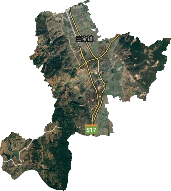 三宝镇卫星图