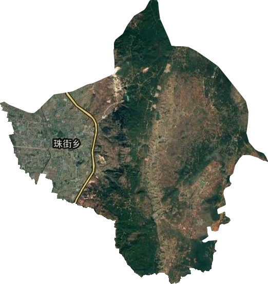 珠街乡卫星图
