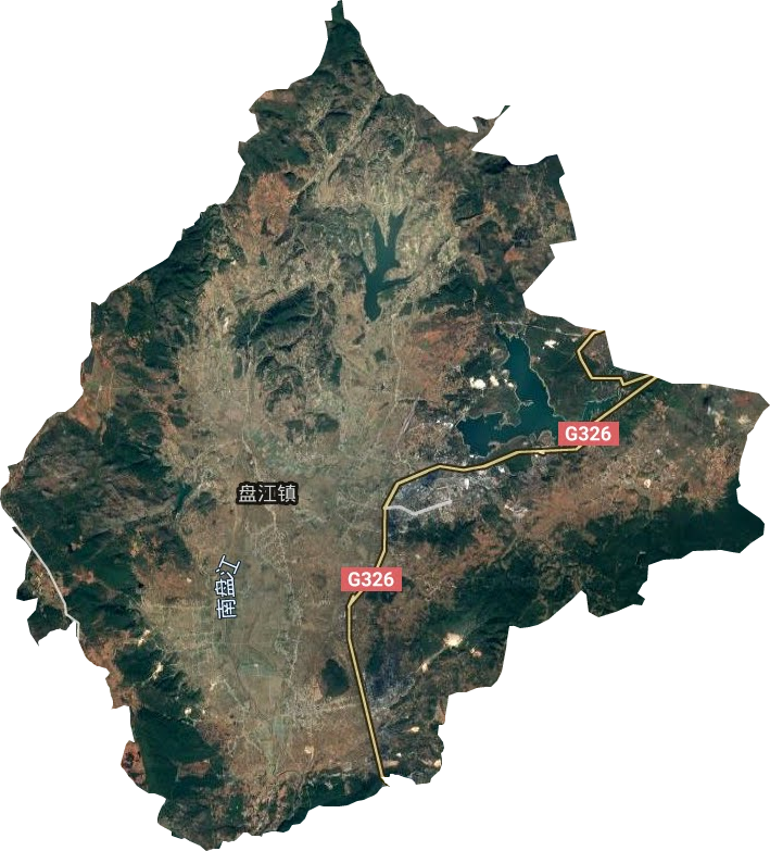 盘江镇卫星图