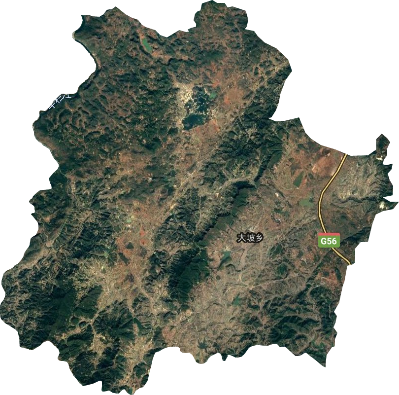 大坡乡卫星图
