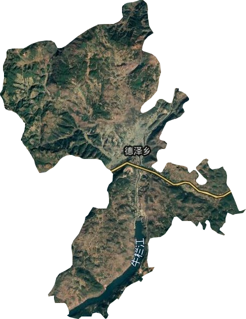 德泽乡卫星图