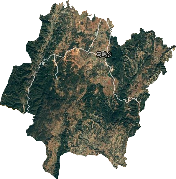 马鸣乡卫星图