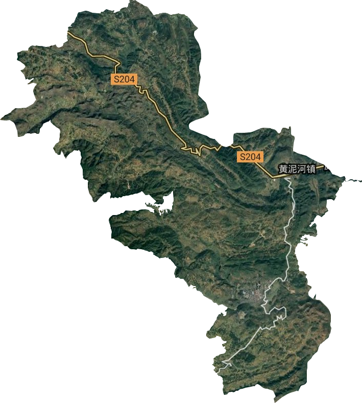黄泥河镇卫星图