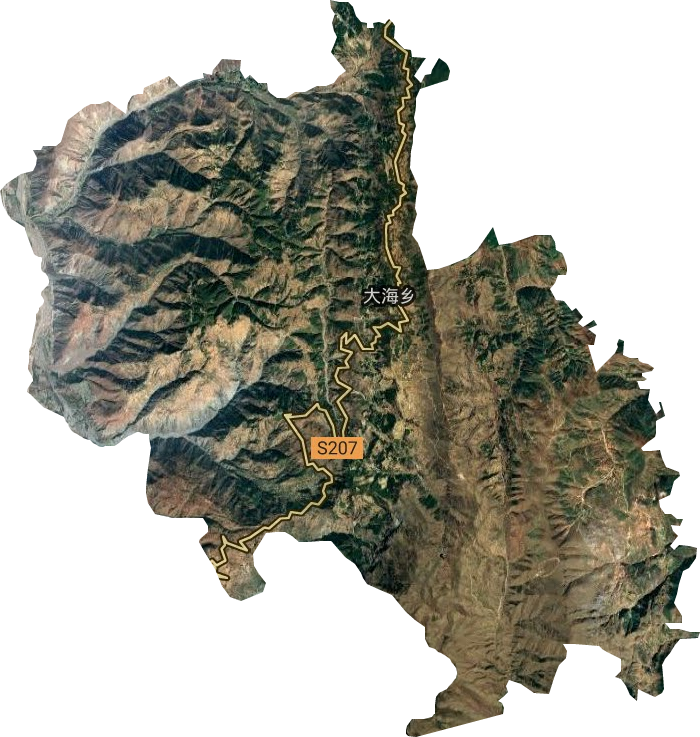 大海乡卫星图