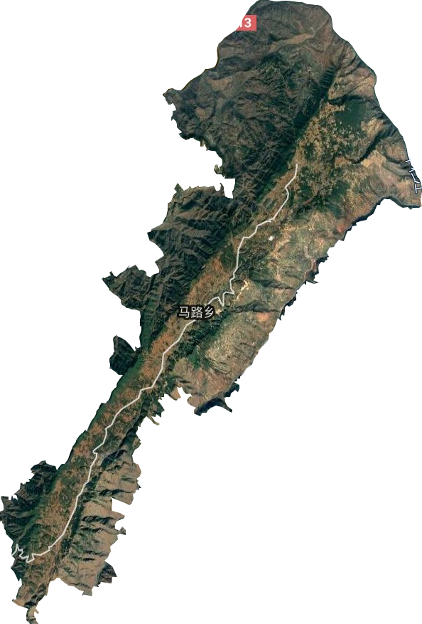 马路乡卫星图