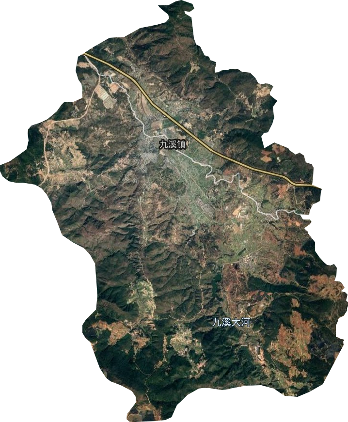 九溪镇卫星图