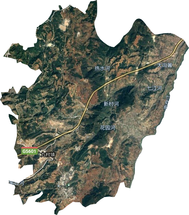 九村镇卫星图