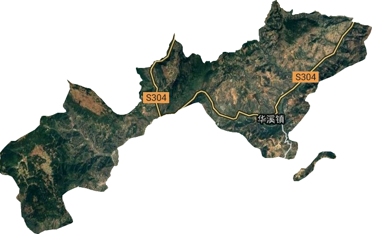 华溪镇卫星图